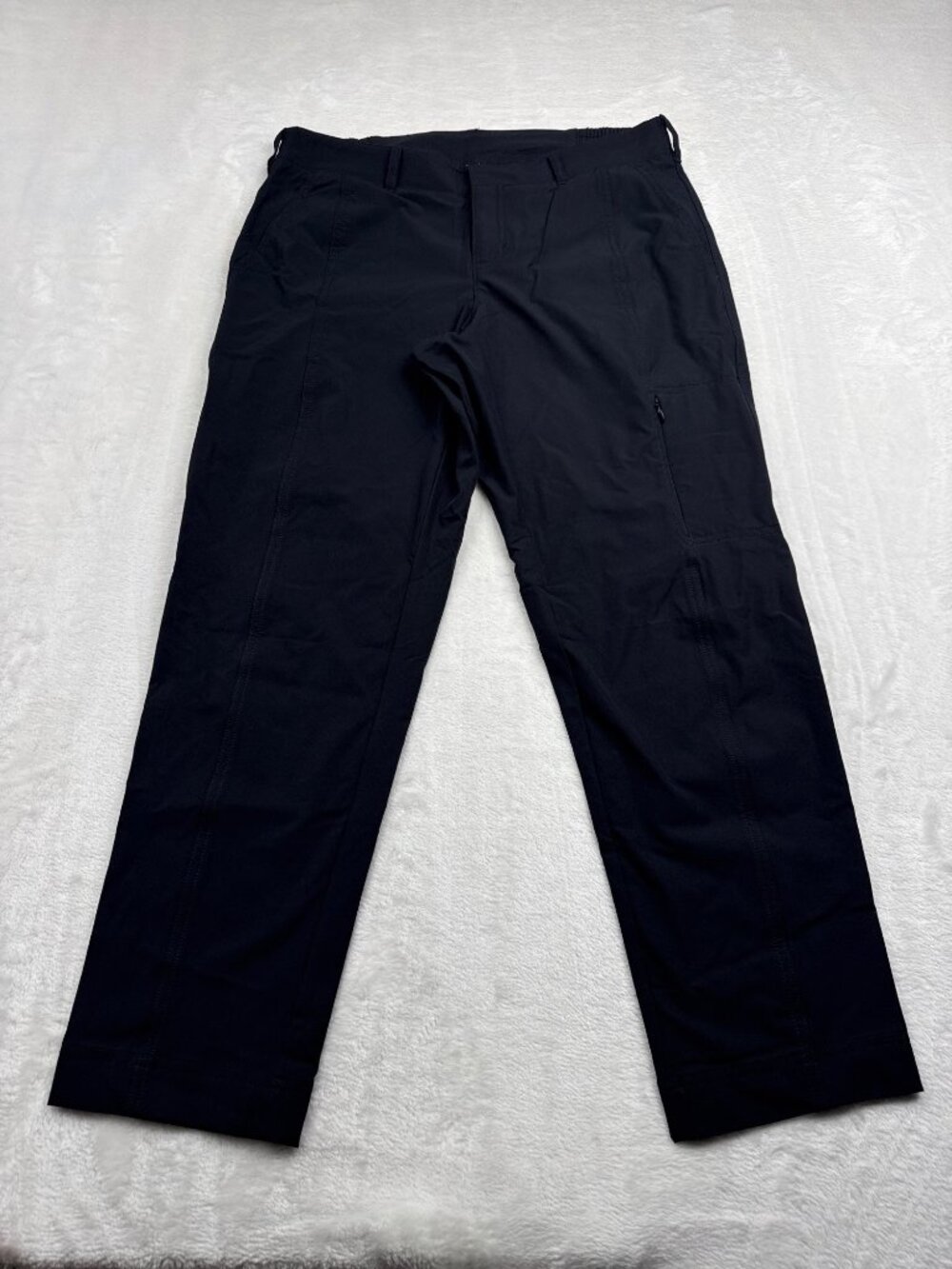 Kirkland Signature Womens Travel Pants Black Nylon Blend Size 4